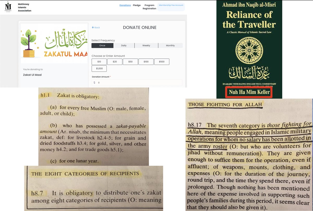 JGuandolo54271's tweet photo. Last night the seven members of the #McKinney #Texas #CityCouncil @CityOfMcKinney unanimously approved the Hamas/Muslim Brotherhood org McKinney Islamic Association's request for expansion of its terrorist organization in Texas.  This afternoon I filed an official report with @TxDPS along with supporting documents.  The text of the report follows:
"In November 2025 Texas Governor Greg Abbott designated the Muslim Brotherhood a terrorist organization in Texas. In the Governor's 11/18/25 press release he stated, in part: "The Muslim Brotherhood and CAIR have long made their goals clear:  to forcibly impose Sharia law and establish Islam’s ‘mastership of the world...The actions taken by the Muslim Brotherhood and CAIR to support terrorism across the globe and subvert our laws through violence, intimidation, and harassment are unacceptable. Today, I designated the Muslim Brotherhood and CAIR as foreign terrorist organizations and transnational criminal organizations."  Evidence in the largest terrorism financing trial ever successfully prosecuted in US history--US v Holy Land Foundation for Relief and Development, Northern District of Texas, 2008--reveals CAIR is one of four Hamas organizations created by the US Muslim Brotherhood's Palestine Committee. Hamas is an inherent part of the Muslim Brotherhood and a designated Foreign Terrorist Organization by the US government. The Muslim Brotherhood's by-laws states, in part: "The Muslim Brotherhood is an international body which seeks to establish Allah's law (sharia) in the land...The Islamic nation must be fully prepared to fight the tyrants and enemies of Allah as a prelude to establishing an Islamic State."  The McKinney Islamic Association is a Hamas/Muslim Brotherhood organization that partners with CAIR and other MB organizations across Texas and the US.  Last night (8/5/26) Justin Beller, Patrick Cloutier, Gere Feltus, Rick Franklin, Michael Jones, Bill Cox, and Ernest Lynch--all members of the McKinney City Council--approved the expansion project for this Hamas/MB organization. Per Texas State Code (https://t.co/8EF9cowih9) all seven members of the McKinney City Council swore an oath to protect and defend the Texas and US Constitutions against all enemies foreign and domestic.  By directly and unanimously supporting the expansion of Hamas/Muslim Brotherhood organization McKinney Islamic Association, the McKinney City Council stands in violation of their oaths as well as several state laws.

Under Texas State Code, it is my contention these individuals are subject to the following statutes: 

Penal Code Section 76.02: Terrorism
(a) A person commits an offense if the person: commits or conspires to commit that offense with the intent to: (A) intimidate or coerce the public or a substantial group of the public; or (B) influence, by intimidation or coercion, the policy, conduct, or activities of this state, a political subdivision of this state, or the United States.

Penal Code Section 76.03:  Aiding in Commission of Terrorism
(a) A person commits an offense if the person intentionally raises, solicits, collects, or provides material support or resources with intent or knowledge that the material support or resources will be used, wholly or partly, to solicit, direct, supervise, plan, prepare, promote, carry out, assist, or aid in committing an offense under Section 76.02.

Gov't Code Section 557.001:  Sedition
(a) A person commits an offense if the person knowingly: (1) commits, attempts to commit, or conspires with one or more persons to commit an act intended to overthrow, destabilize, destroy, or alter the constitutional form of government of this state or of any political subdivision of this state by force, violence, or a threat of force or violence.

It stands without further comment the McKinney Islamic Association should be shut down, its finances and property seized, and its leaders arrested for the abovementioned offenses as well.

Additionally, the McKinney Islamic Association openly teaches strict adherence to Islamic sharia and accepts zakat donations on its website at the link https://t.co/W1r0NpZ7aV.  All authoritatively published sharia mandates that zakat donations go to eight specific categories.  The seventh categories is "Islamic Military Operations" which Texas and US code legally refer to as "terrorism."  This is yet another avenue of investigation and prosecution for the McKinney Islamic Association and the seven members of the McKinney City Council."
@TexasGOP @AllenWest @laralogan @DocPeteChambers @ChrisSBurgard @AlexDuncanTX @RobSchneider @RealJamesWoods @Julie4TX @TexasScorecard @EagleForum @AglowIntl @AmyMek @MelKShow  #ShariaKills #IslamKills
