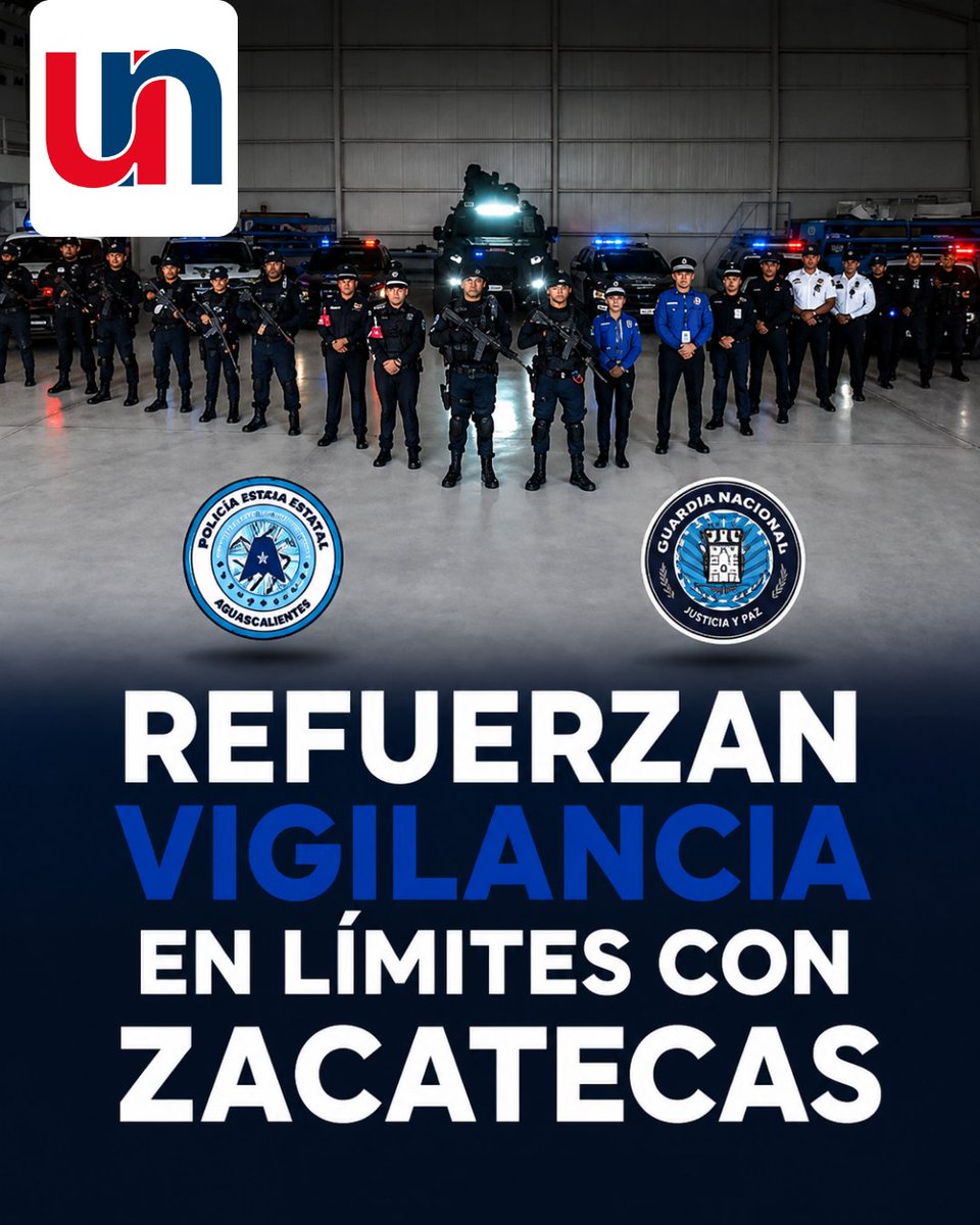 UltraNoticiasAG's tweet photo. Tras los hechos en Luis Moya, Zacatecas, Aguascalientes reforzó la vigilancia fronteriza y ajustó protocolos ante riesgos por explosivos y coches bomba. Participan Ejército, Guardia Nacional y policías estatales. ¿Qué información debe comunicarse? #Aguascalientes https://t.co/p1DoHKHObg