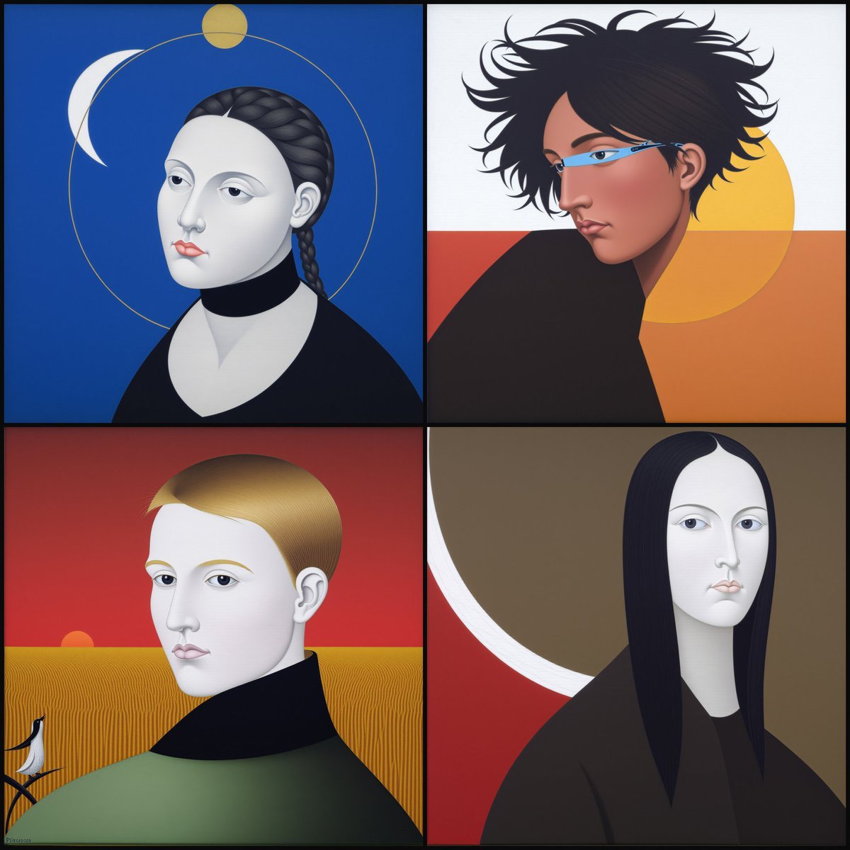 Sagar1298327's tweet photo. Real art still hits different.
10,000 individually hand-painted portraits on Ethereum. Not traits. Not AI spam. Actual original work with real character and identity.
@Divergents_eth is doing it the hard way and that’s exactly why it stands out.

Minting August 14 on OpenSea.
Free GTD / $20 public.

This is the kind of project the space needs more of. Clean, intentional, and built with care.
Who’s securing their spot?
#Divergents #NFT #ETH