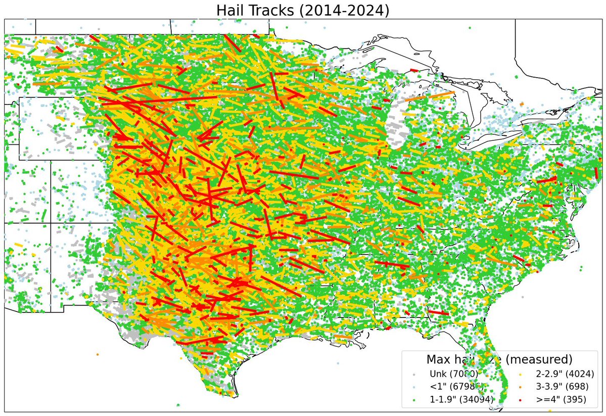 CameronJNixon's tweet photo. At #AMSMadisonSummit? Join me in the poster session right now and check out the updated analog system and track-based hail dataset I'm developing with SPC! https://t.co/Ucz4kED5kk