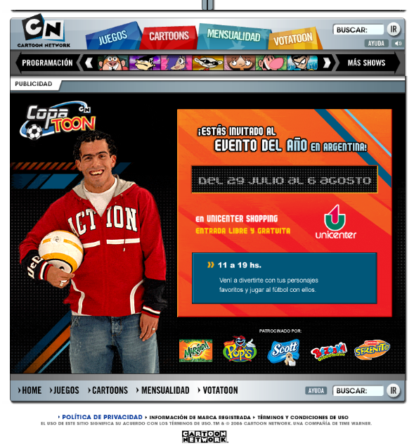 FutbolRetroAr's tweet photo. Publicidad de Tévez con Cartoon Network, año 2005. https://t.co/h3ci0DkVHY