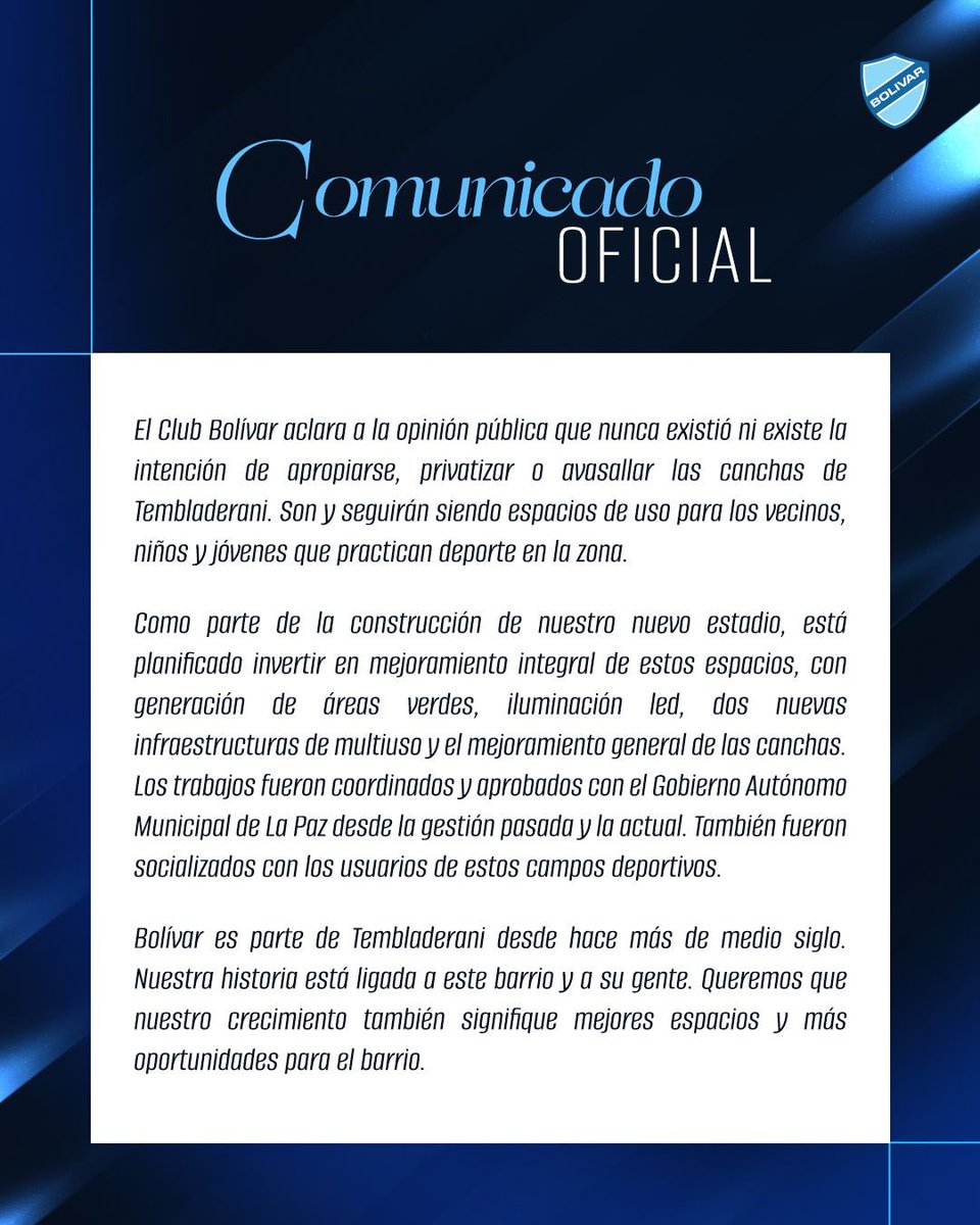 Bolivar_Oficial's tweet photo. 🚨Comunicado oficial🚨 https://t.co/u5sYnXHVqU
