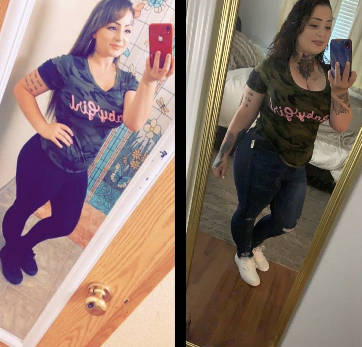 thickythighsss's tweet photo. One year difference. Do you prefer thicker or slimmer? #Latina #ass #thick #nsfwtwtًً https://t.co/S5vzYWatcp
