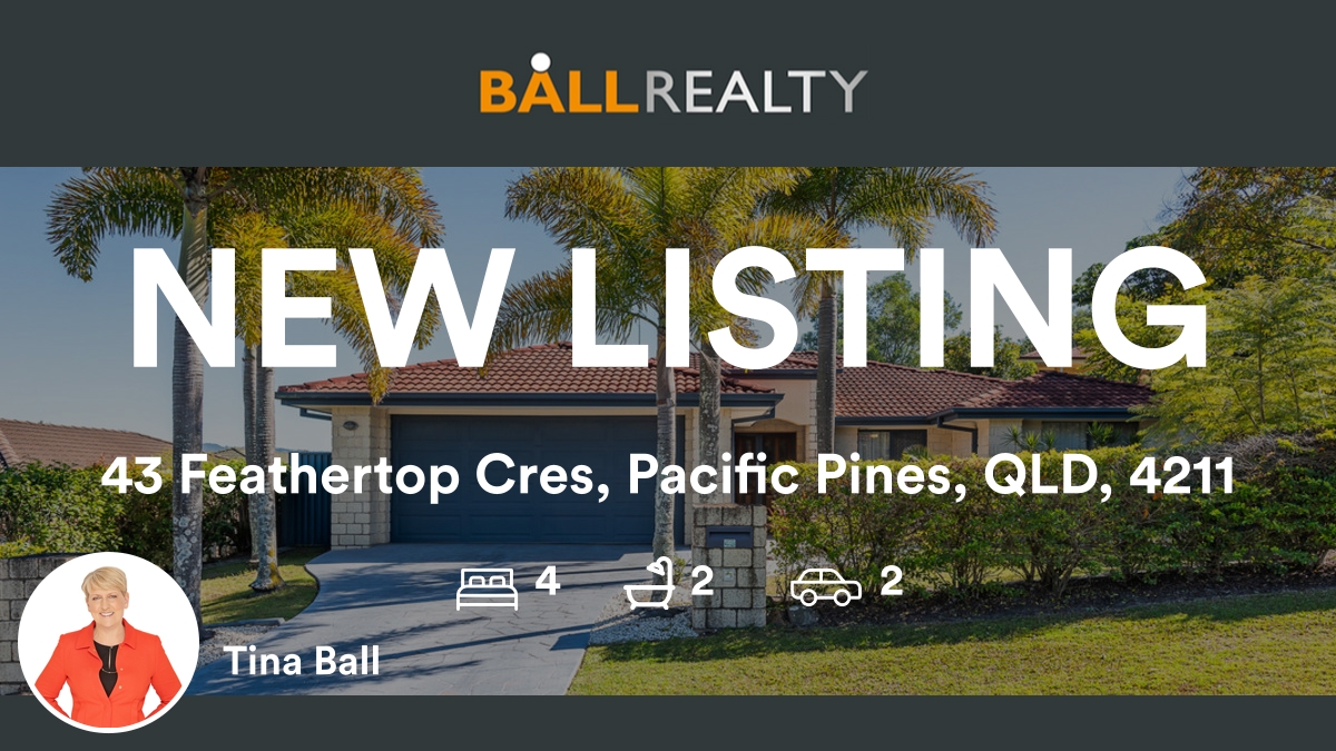 Ball_Realty's tweet photo. 🛌 4 🛀 2 🚘 2
📍 43 Feathertop Cres, Pacific Pines, QLD, 4211

My latest listing on RateMyAgent.

https://t.co/s9mVPFVyhr

...
#ratemyagent #realestate #Ball_Realty https://t.co/gIpJOGYcKi