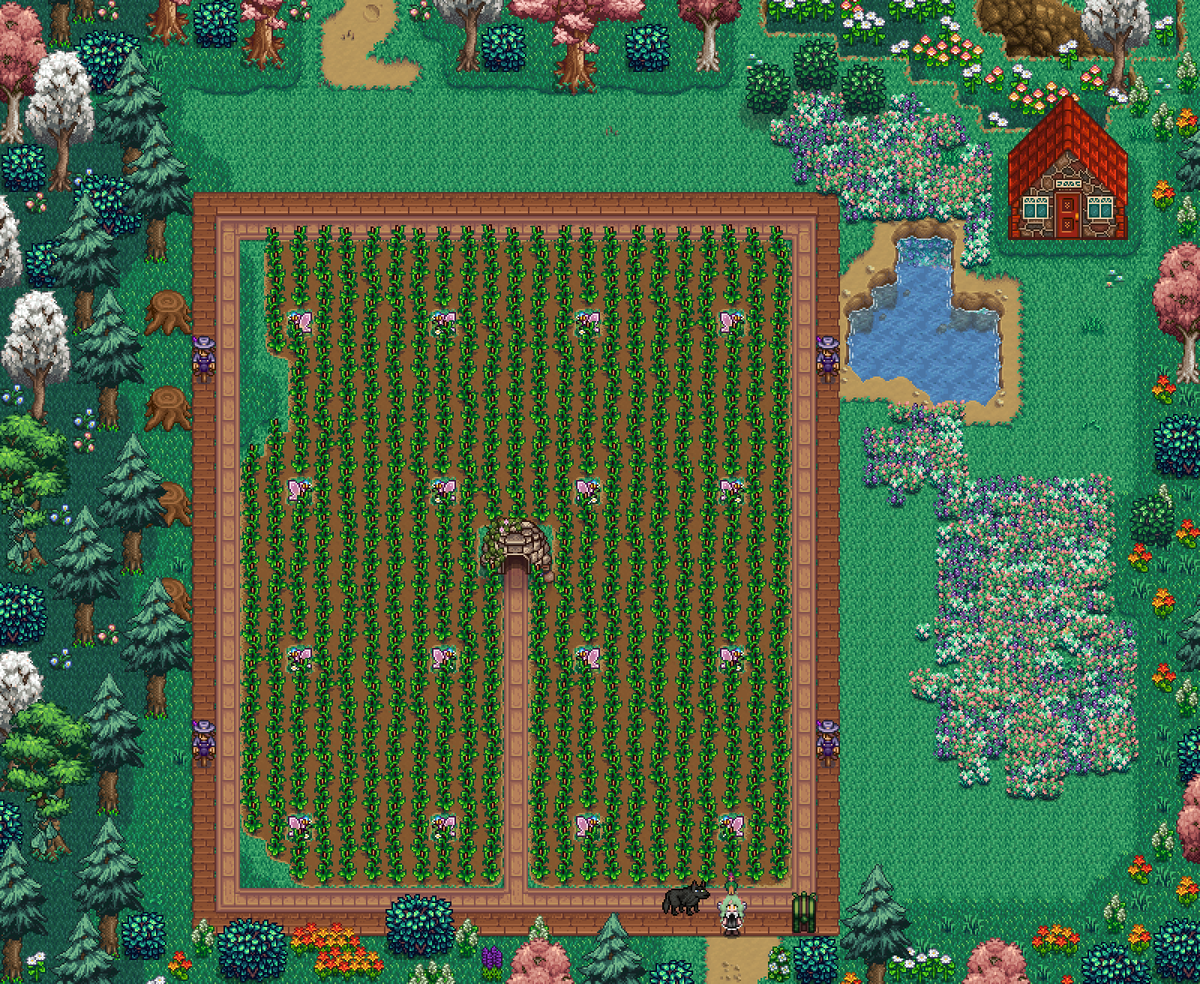 PastelArciel's tweet photo. main farm, farm unlocked after clearing the ridgeside ridge questline, farm north of east scarp, and the area unlocked to the west of your farm that camilla unlocks eventually. any time you see a shed its full of either fermenters or casks https://t.co/rZxFRYUAEb