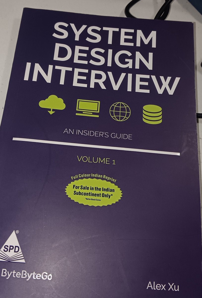 gilfoylecodes's tweet photo. Started System Design Interview by Alex Xu https://t.co/9iKlEjGvz2