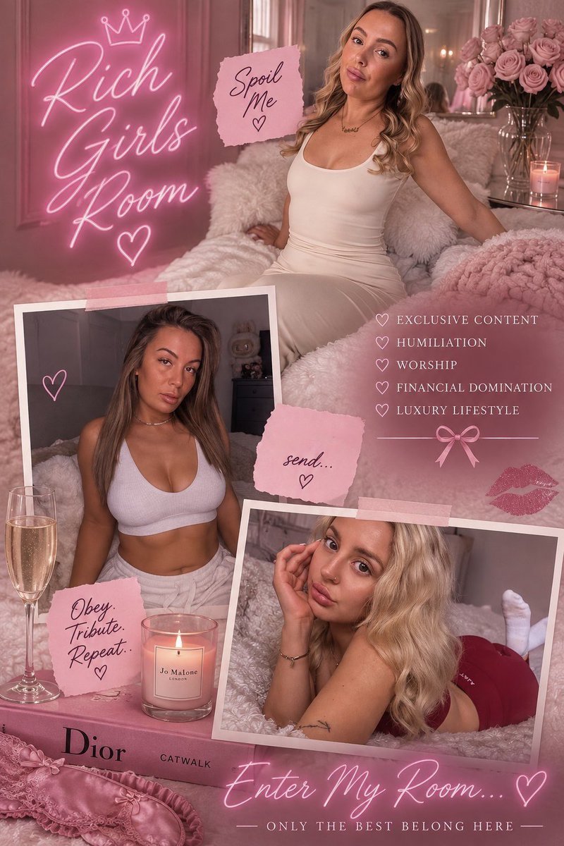 RichGirls_Room's tweet photo. Not long to go until we’re live, who’s excited?💗 https://t.co/yMAvf7I8ky