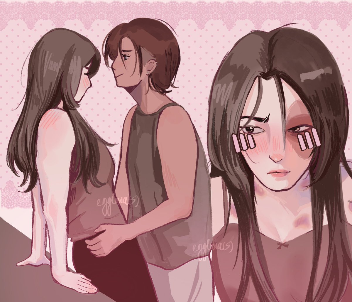 egglexas's tweet photo. #zukkaweek2026 #zukka yuri / modern au :3 https://t.co/HY7ifLuCyn