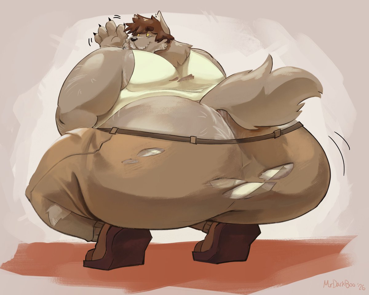 checkerdood's tweet photo. (Suggestive!)

I don’t think he knows he has all that back there. Art by @mrdarkboo! https://t.co/1nXh1NtquK