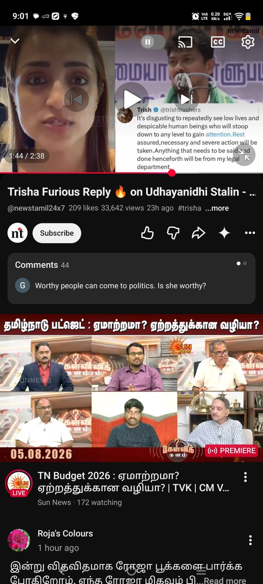 seewaas's tweet photo. Trishas old twitter message(February 20, 2024) was taken &amp; spread as recent reaction mischievous &amp; misleading activity by this rss channel, this is always there way.
@DMKITwing 
@RKRadhakrishn 
@TRBRajaa 
@dmk_raja 
@rajiv_dmk 
@arivalayam 
@dmk_youthwing 
@DMKLegalWing https://t.co/ghFSCLi3su