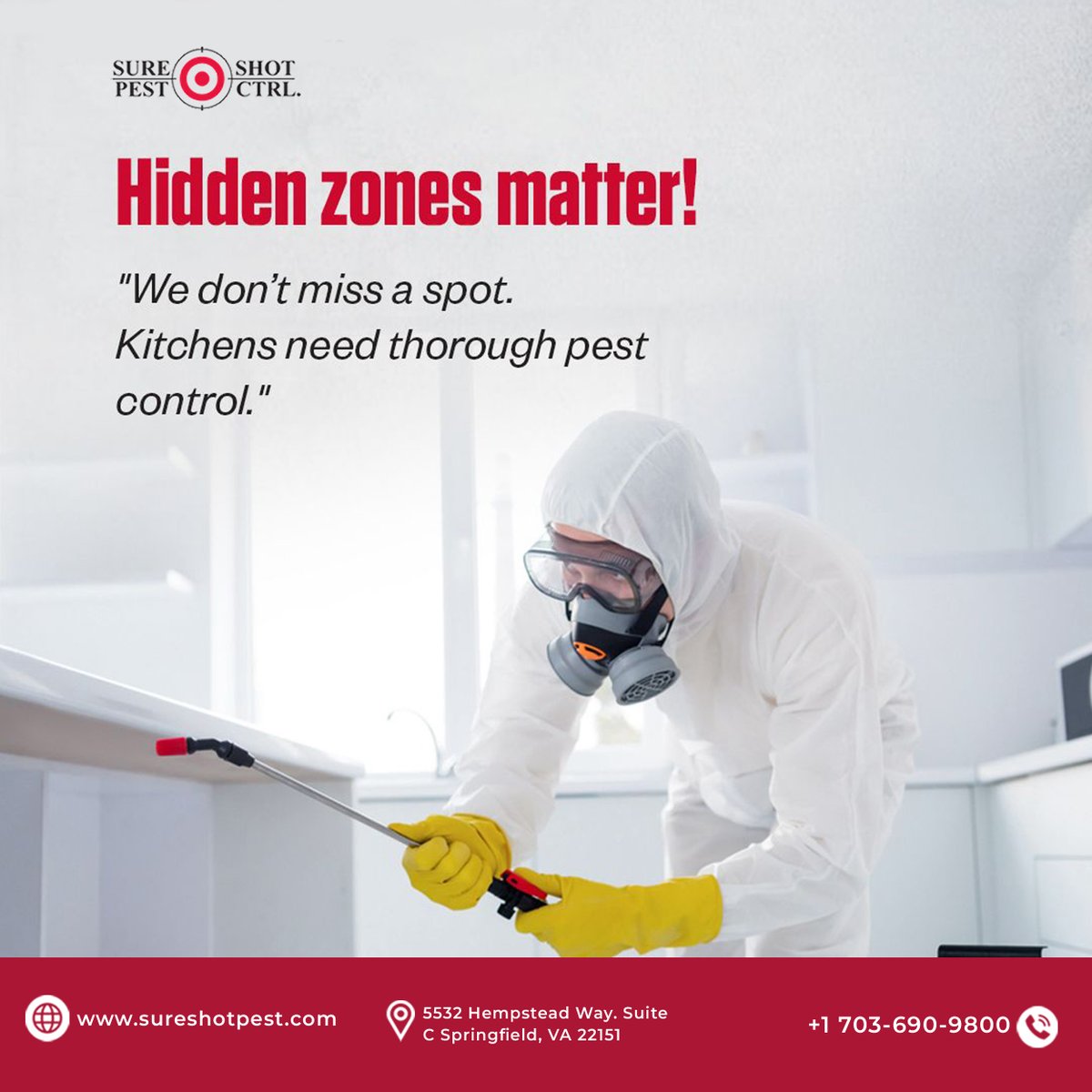 sure_shotpest's tweet photo. We Donโt Miss a Spot.
Hidden zones matter! Kitchens need thorough pest control to keep ants, roaches & rodents away. ๐ก
Serving Springfield, VA with detailed, family-safe treatments.
Call US: +1 703-690-9800
https://t.co/UWlRmw1GA8
#PestControl #SpringfieldVA #KitchenPests https://t.co/5mWxjZuZQh