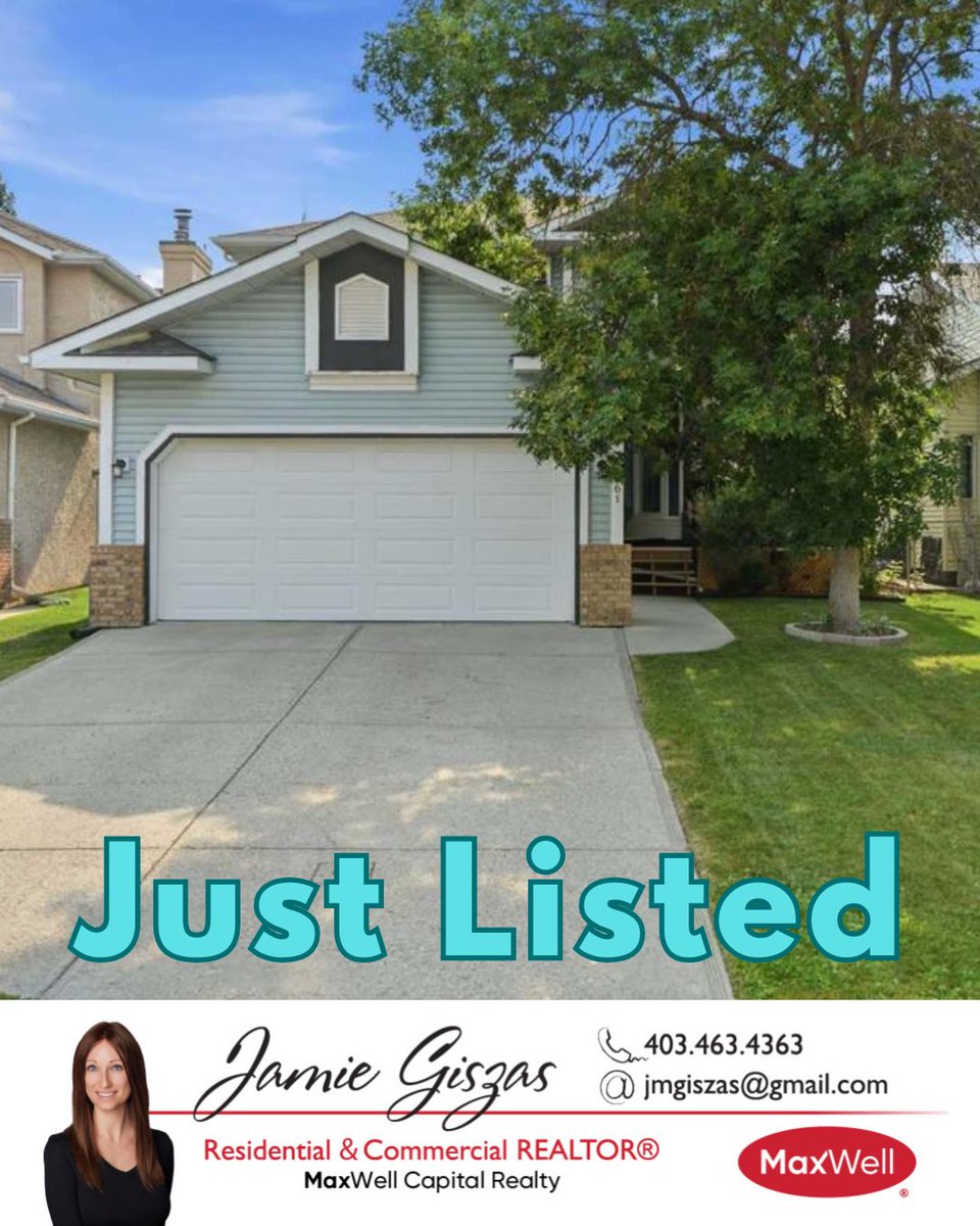 JamieGiszas's tweet photo. Just Listed in Douglasdale, SE Calgary: https://t.co/kRQD3SYTLT

Jamie Giszas
REALTOR
MaxWell Realty
C: 403-463-4363
E: jmgiszas@gmail.com

#yyc #calgary #yycre #calgaryre #yycrealestate #calgaryrealestate #calgaryrealtor #yycrealtor #calgaryrealtors #yycrealtors #calgaryrealty https://t.co/i2yqnkx2hC