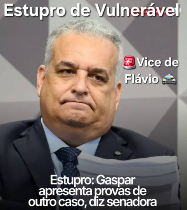 Voleiderua's tweet photo. @mfriasoficial 🚨🚔🤣 Essa Campanha de @FlavioBolsonaro é um Fiasco! Flavio Bolsonaro Acaba de Indicar Alfredo Gaspar para Vice. Gaspar é aquele Deputado Acusado de Estupro de Vulnerável e Investigado por Irregularidades em Emendas PIX de R$6 Milhões para Alagoas. #TariFlávio 
#BolsoMaster 🇧🇷👆 https://t.co/hTfas4iVPe