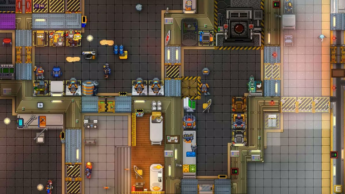Probably_Stolen's tweet photo. Our biggest inspirations:

📰The inspections and tough choices of Papers, Please
🛰️The deep systems and emergent station chaos of Space Station 13

We opened Probably Stolen, a pawn shop in space.
