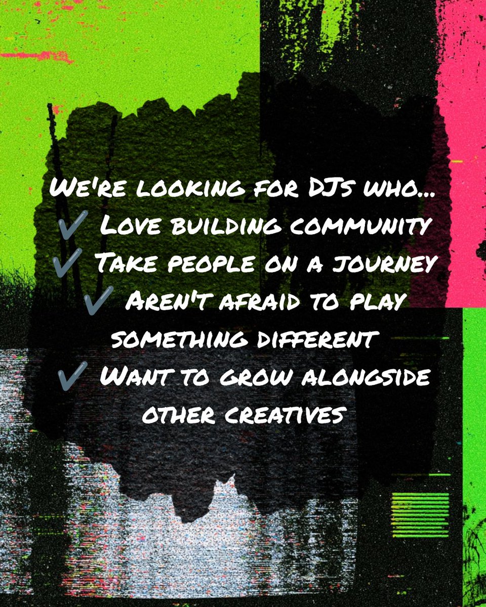 iseeunash's tweet photo. 🌱 CALLING ALL DJS
We’re putting together the first edition of ANKHARA Sessions: Sweat, Spirit, Sound and we’re looking for DJs whose sound is rooted in rhythm, movement, and global club culture.
We’re especially looking for selectors playing:
🇧🇷 Brazilian Funk
🌍 Afrobeats
🇯🇲 Dancehall
🇿🇦 GQOM
🌐 Global Club
🎛️ Electronic
This is more than just another DJ night, we’re building a creative community where people come together to dance, discover new music, and connect with artists.
⭐️If you’d like to be considered for the lineup, send us:
• Your DJ name
• Instagram
• A mix (SoundCloud, Mixcloud, YouTube, etc.)
• The genres you play
• A few words about yourself
We can’t wait to hear what you’ve been cooking. 🌱
#ANKHARASessions #BrooklynDJs #GlobalClub BrazilianFunk Afrobeats Dancehall GQOM