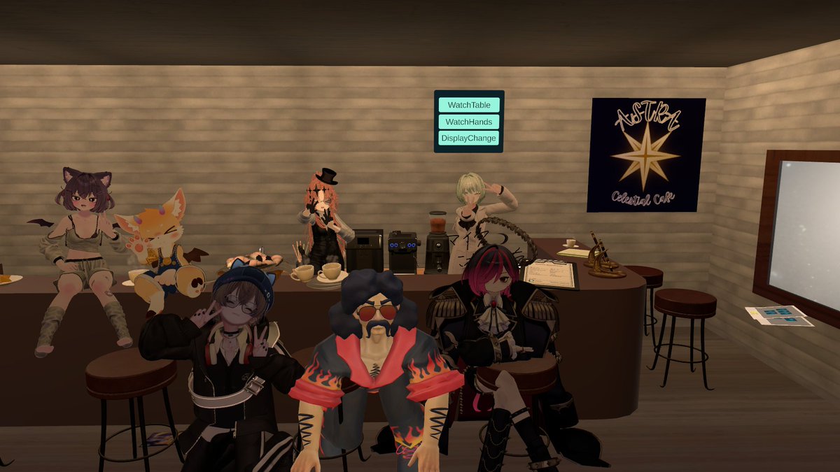 Cafe_ASTRA_VRC's tweet photo. 本日もCasinoCafeASTRAへのご来店ありがとうございました！とても賑やかで楽しいひと時でした！またのご来店お待ちしております https://t.co/EPgWBhXYUD