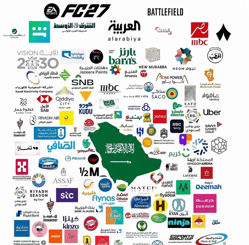 Y_az_3's tweet photo. اذكر 5 شعارات تعرفها من الصورة بدون ما ترجع تشوفها! 

شاركنا إجابتك، وسوّي رتويت حتى نشوف أكثر إجابة تتكرر. 🔁❤ https://t.co/8wANcjRRiY