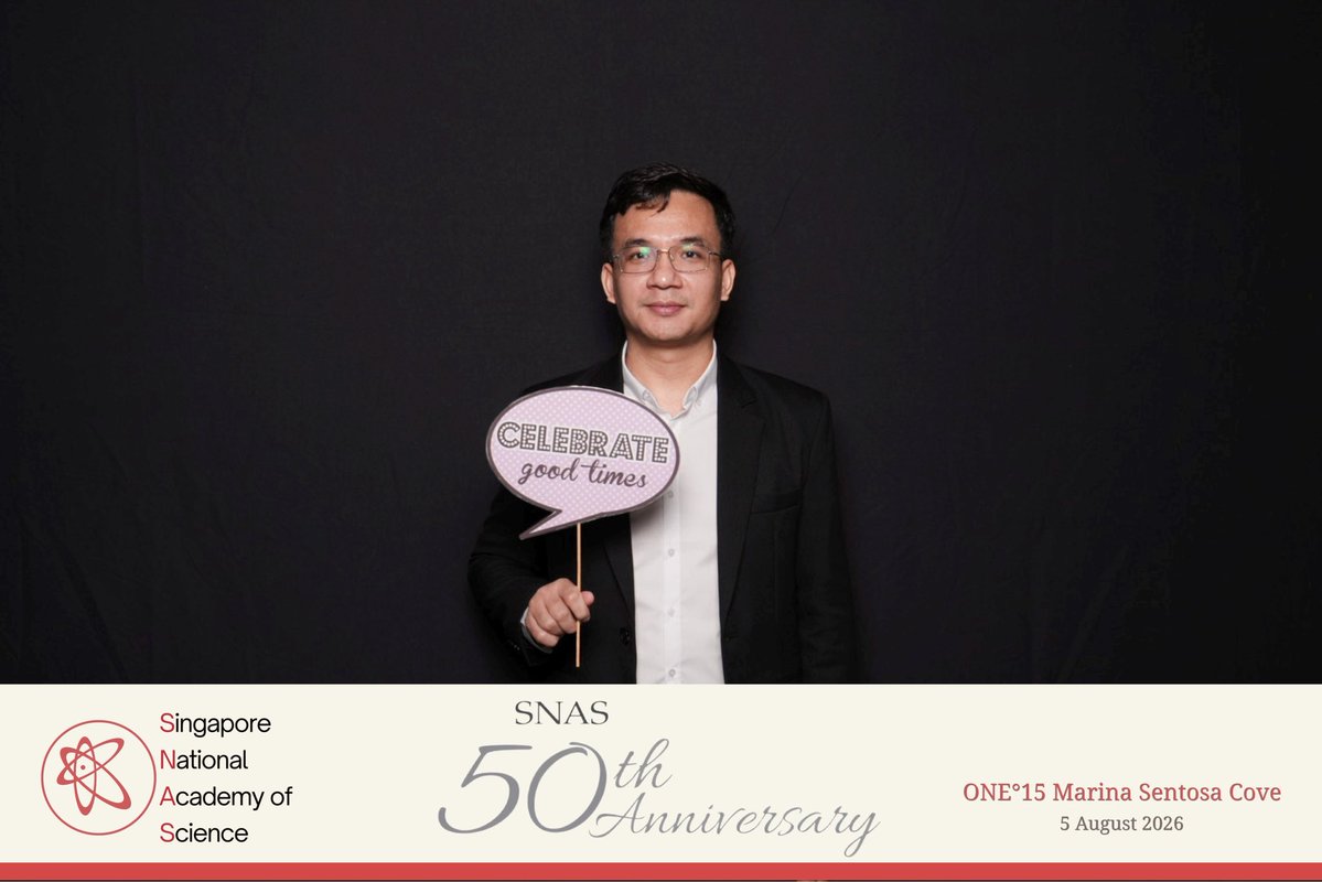 CCputhearath's tweet photo. Happy 50th Anniversary of Singapore National Academy of Science (SNAS). Proud to be part of SNAS, and such a wonderful occasion that my term with SNAS matches its 50th anniversary😊
#SNAS50 5 Aug 2026 https://t.co/EGpwlu20Mp