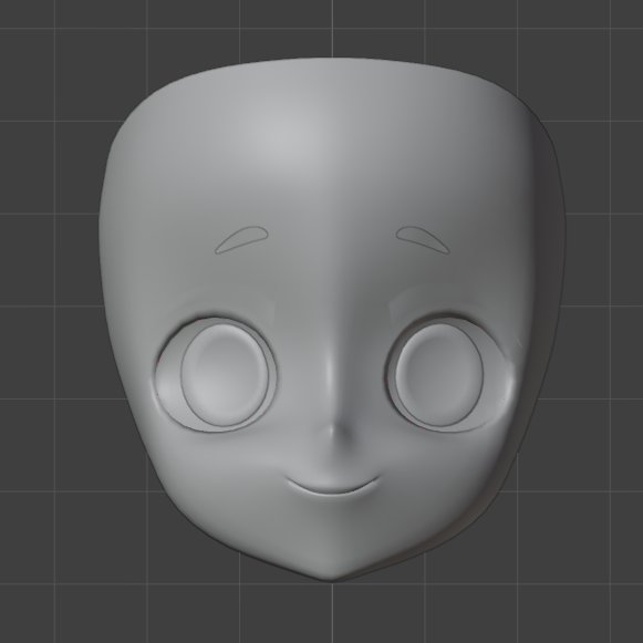ototokutu's tweet photo. blender58日目
お顔納得いかなくて作り直した！原神のMMDモデル見ながらやるのめちゃくちゃ良いかも✨
  #blender初心者 #blender #3DCG https://t.co/Ybbh1lklUW