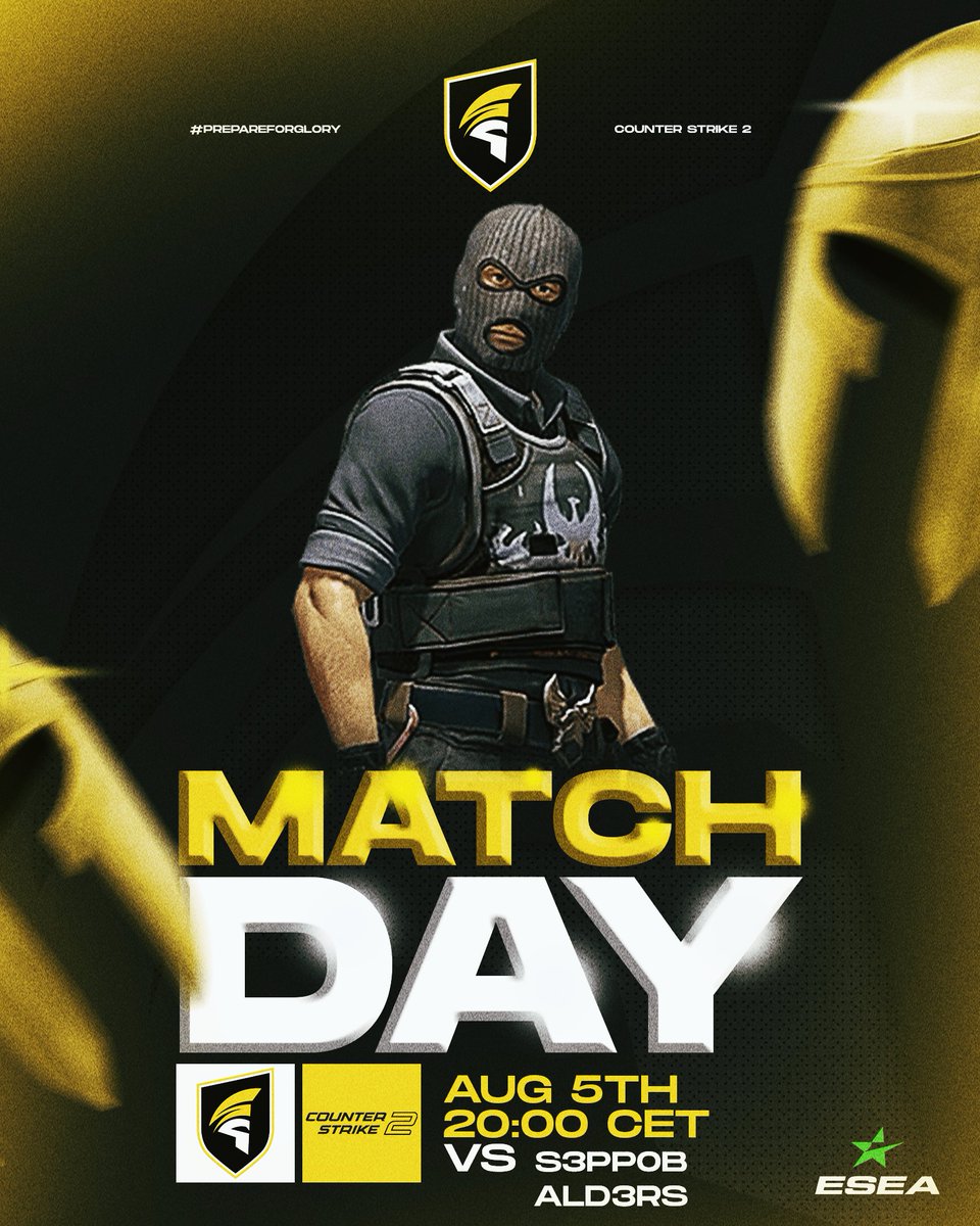 SpartansEu's tweet photo. Can we make it 8?
⚔️Matchday 8
🗓️05/08/26
🆚#s3pp0bald3rs
🏆@ESEA Open10
🕕21:00 EEST (20:00 CET)
https://t.co/QVBiFju5kW
Lineup:
@martin_burjan | @nekedkonyec | @csgothenE | @mastErik_ | @erenay_aktas
#PrepareForGlory https://t.co/n7k1KTxrf2