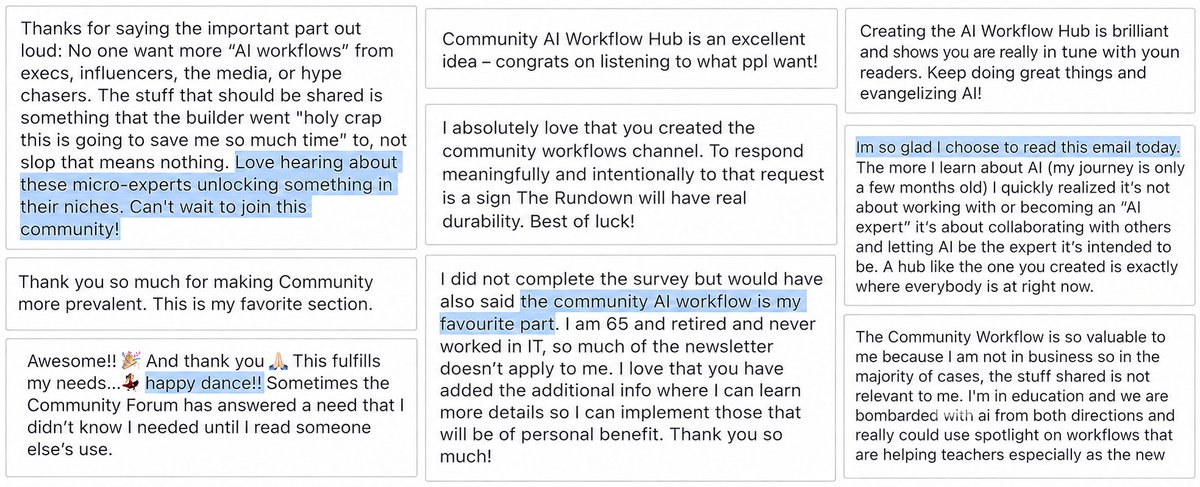 Community AI Workflow Hub Receives Overwhelming Positive Response