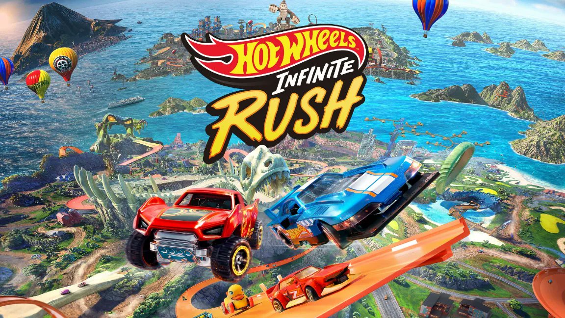 pograneeu's tweet photo. Cztery wyspy do zwiedzenia, pojedynki z Rushmasterami i tona resoraków do modyfikacji. W sieci wylądował nowy zwiastun Hot Wheels Infinite Rush! Oprócz zręcznościowego modelu jazdy twórcy stawiają na swobodną eksplorację. Zapowiada się naprawdę przyjemna zabawa. https://t.co/0G0H5id2t5
