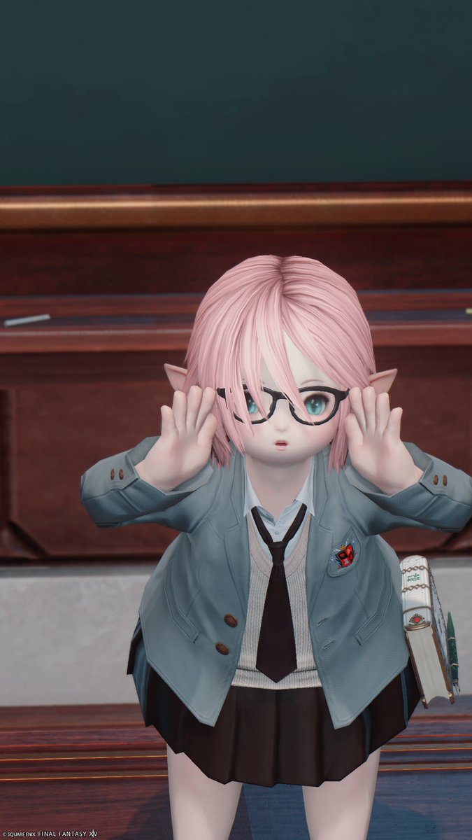 milidxi's tweet photo. ララフェルには広すぎる教室 🥸 https://t.co/fQVclogDaq