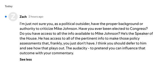 KyleSeraphin's tweet photo. I just received the gayest comment I have ever gotten in the 3.5 years I have been doing a podcast: https://t.co/QtB16khEvO