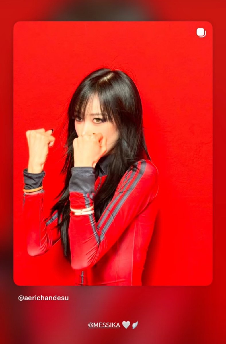 aerichxndxsx's tweet photo. MESSIKA Korea Marketing Visual &amp; Public Relations posted GISELLE post on their Instagram stories. 

#GISELLE #지젤 #ジゼル https://t.co/BVggMgCVjL
