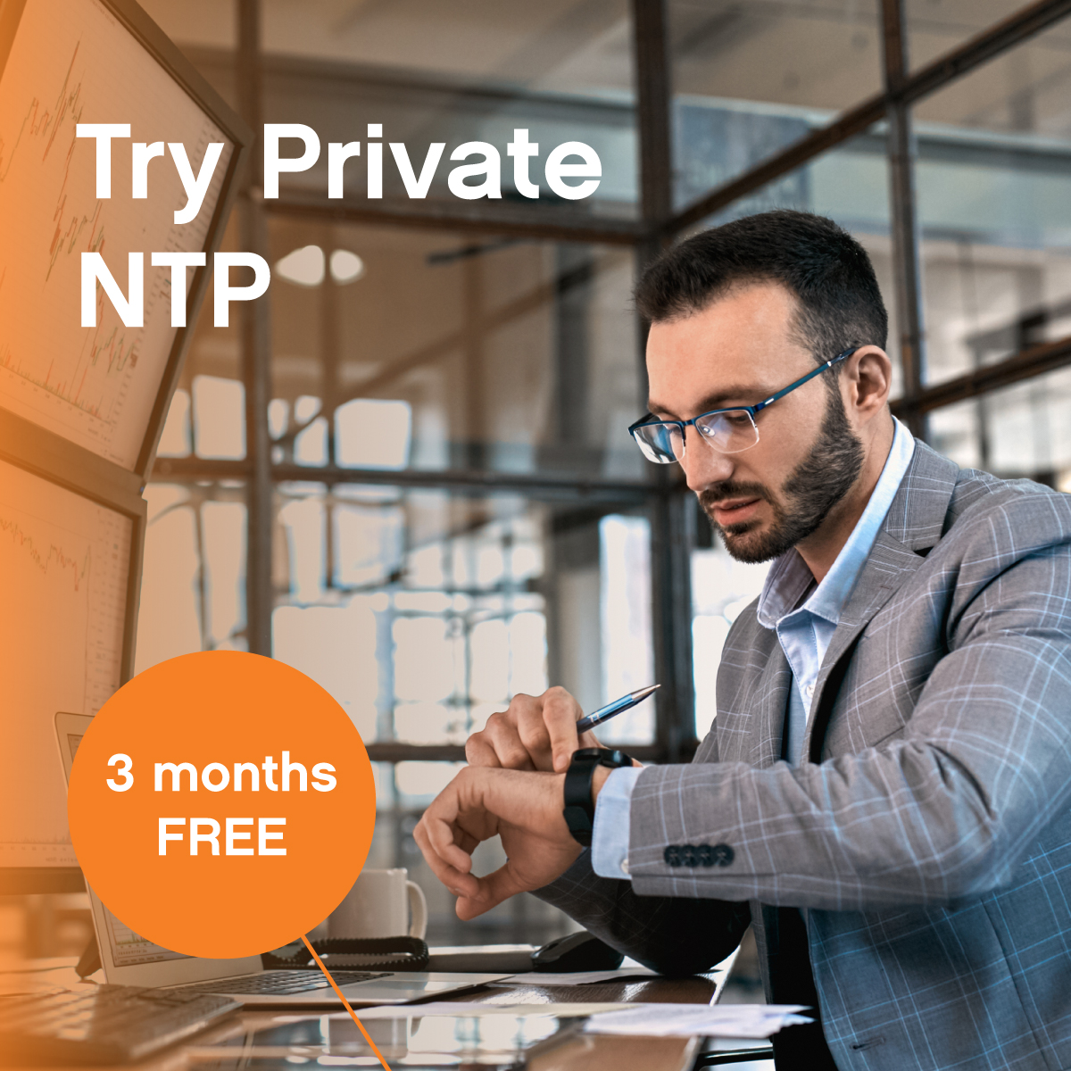 AMS_IX's tweet photo. Try Private NTP FREE for 3 months.

Exclusive to AMS-IX customers, this offer lets you experience a dedicated, satellite-independent time source, traceable to UTC, before making the commitment. Learn more: https://t.co/Pr0tMX92eQ

#PrivateNTP #AMSIX https://t.co/3Vc8ctz29X