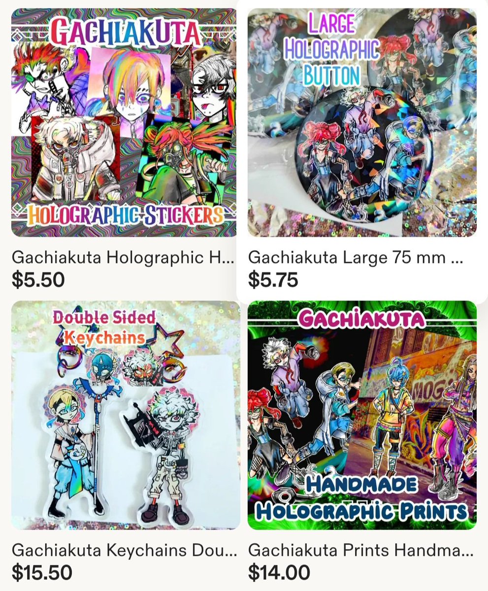 NijikuJaw's tweet photo. My #GACHIAKUTA shop is back open!

I handmake prints, stickers, and bookmarks.
Any support is greatly appreciated!

Shop link -> https://t.co/MeBlc2c7kR https://t.co/VGkVDm9GnM