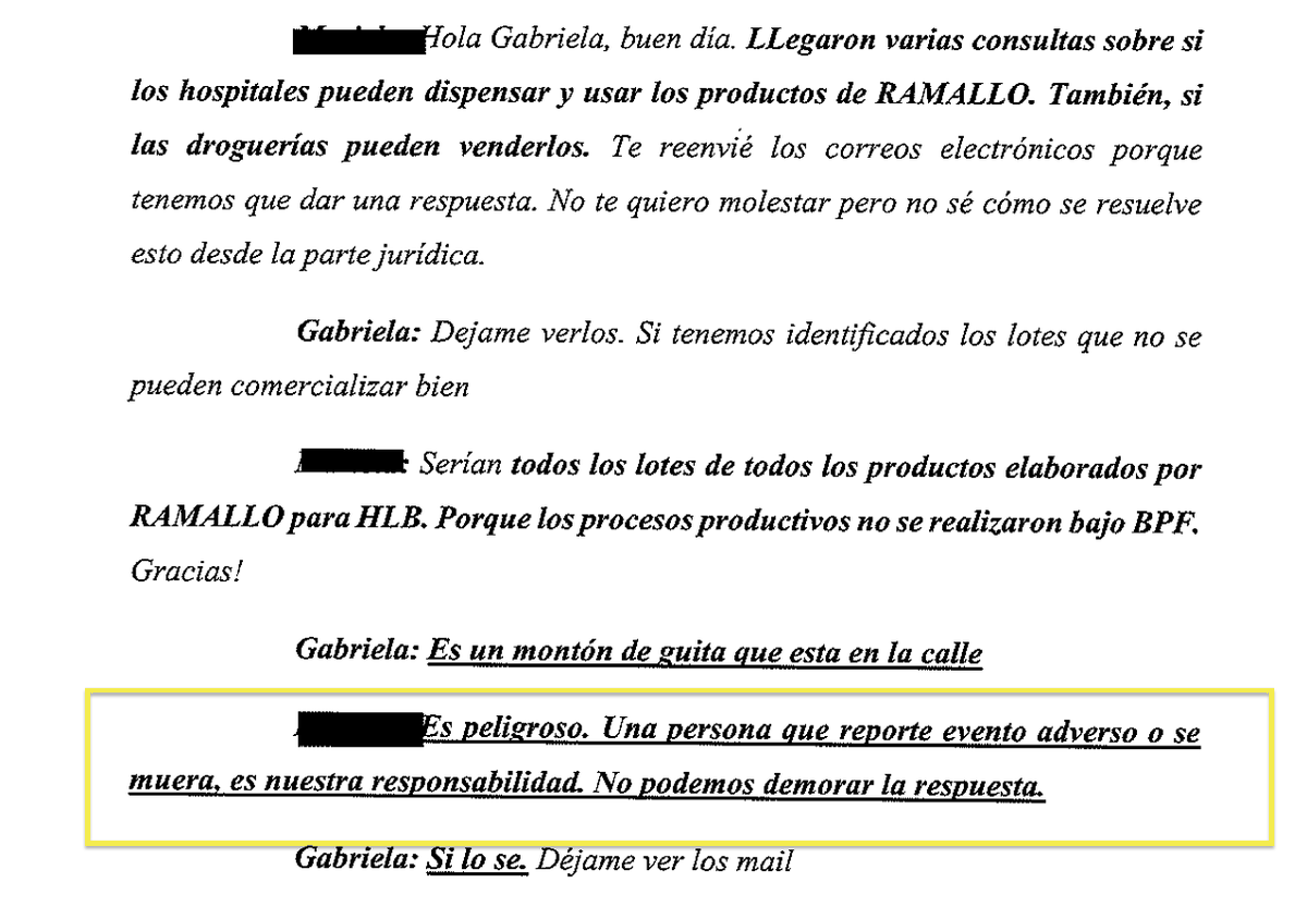 camidolabjian's tweet photo. "Es peligroso. Una persona que reporte evento adverso o se muera, es nuestra responsabilidad. No dudemos demorar la respuesta". Miren si no sabían Bisio y Mantecón Fumado, extitulares de Anmat y el Instituto de Medicamentos, de lo que podía causar su connivencia con el laboratorio del fentanilo contaminado. Al fin detenidas. Las que regulaban lo que nos inyectamos y tragamos. Se reunían con para consensuar medidas, les avisaban de inspecciones, y acordaron no inhibirlos de producir cuando se estaba distribuyendo el medicamento.