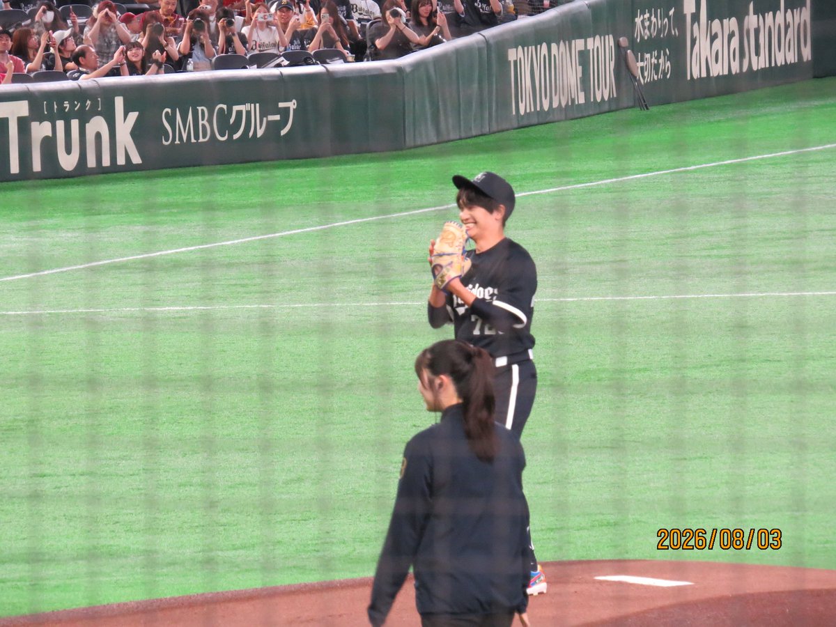 Kate_GRDN's tweet photo. 3日の東京ドーム、楽しかったなー
明日（もう今日だ）のライブでこの可愛いオリックス大好き野球少年がバチバチアイドルしてくれるの観られるのギャップ萌えで楽しみ過ぎる
#藤原丈一郎　#なにわ男子 https://t.co/ltNdvBL1VP
