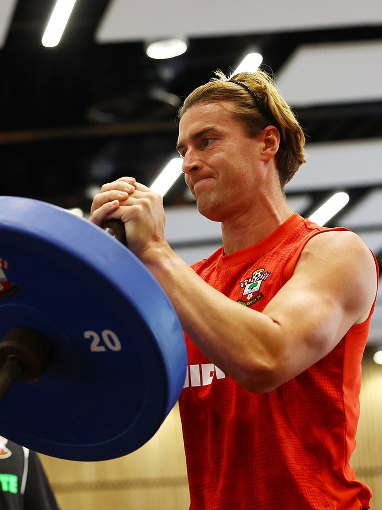 SouthamptonFC's tweet photo. Fine tuning for the season opener 💪 https://t.co/5NX4o6HF6l
