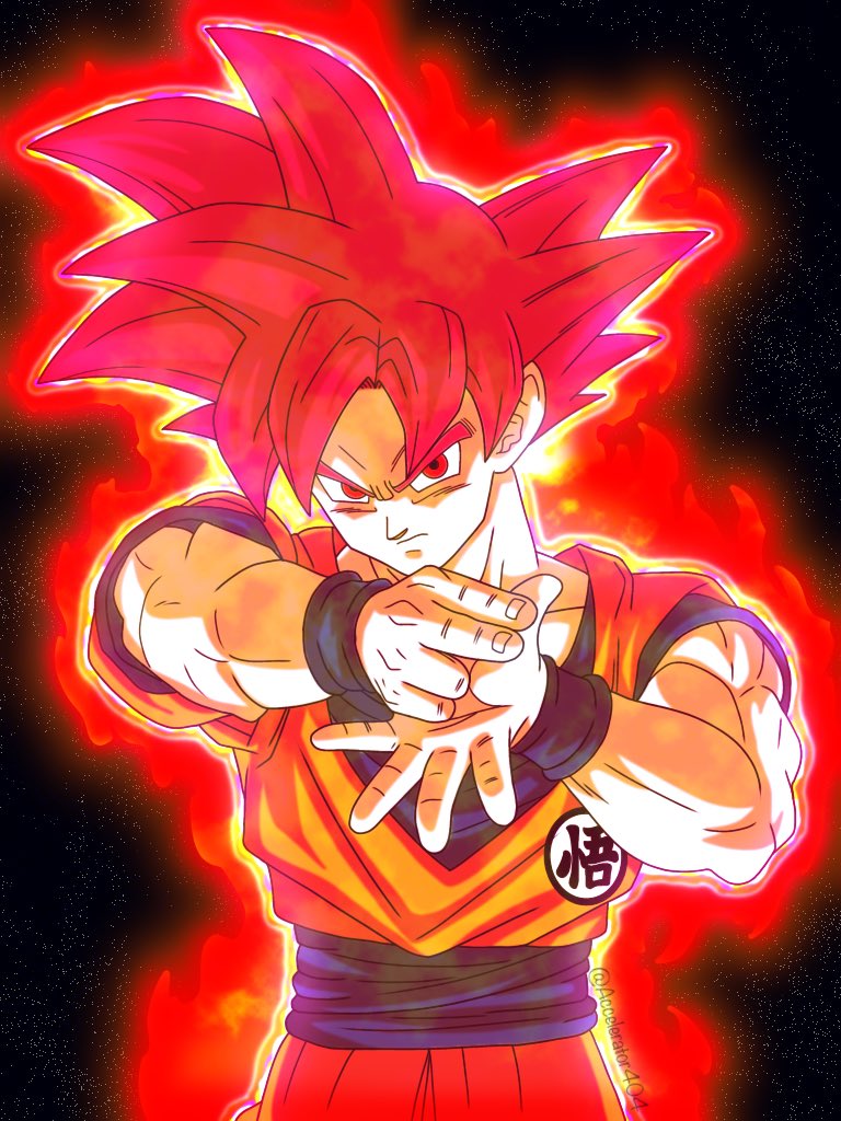 Accelerator404's tweet photo. Day 76: God Goku. https://t.co/YEMHtZGzFD