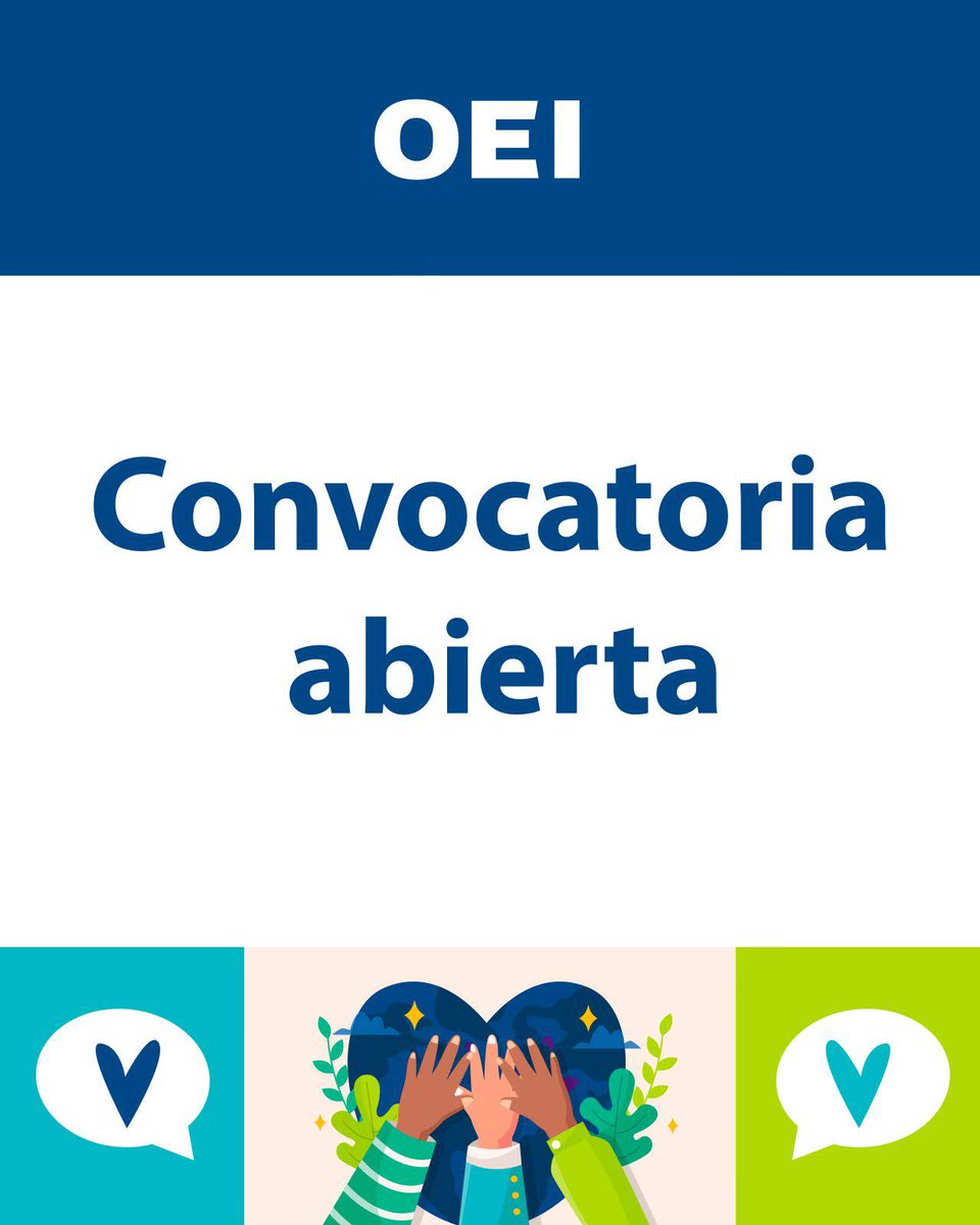 OEIGuatemala's tweet photo. 📢 Convocatoria | Consultoría, servicios profesionales.
Plazo de postulación: del 05 al 12 de agosto (Hasta 23:00 hrs.)
Detalles de convocatoria:
https://t.co/jRszXEkUt9
#OEI #Guatemala #periodismo #Convocatoria #serviciosprofesionales https://t.co/j3HSl80YCi