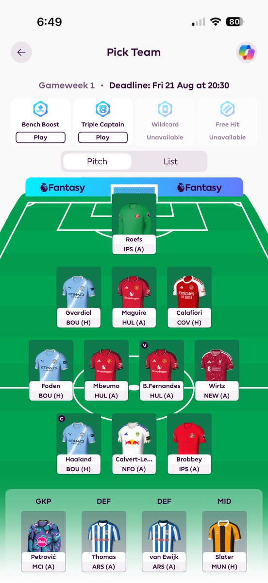 TheFootyMind3's tweet photo. @FPL_Johnson Very similar team! https://t.co/QUGa614DQZ