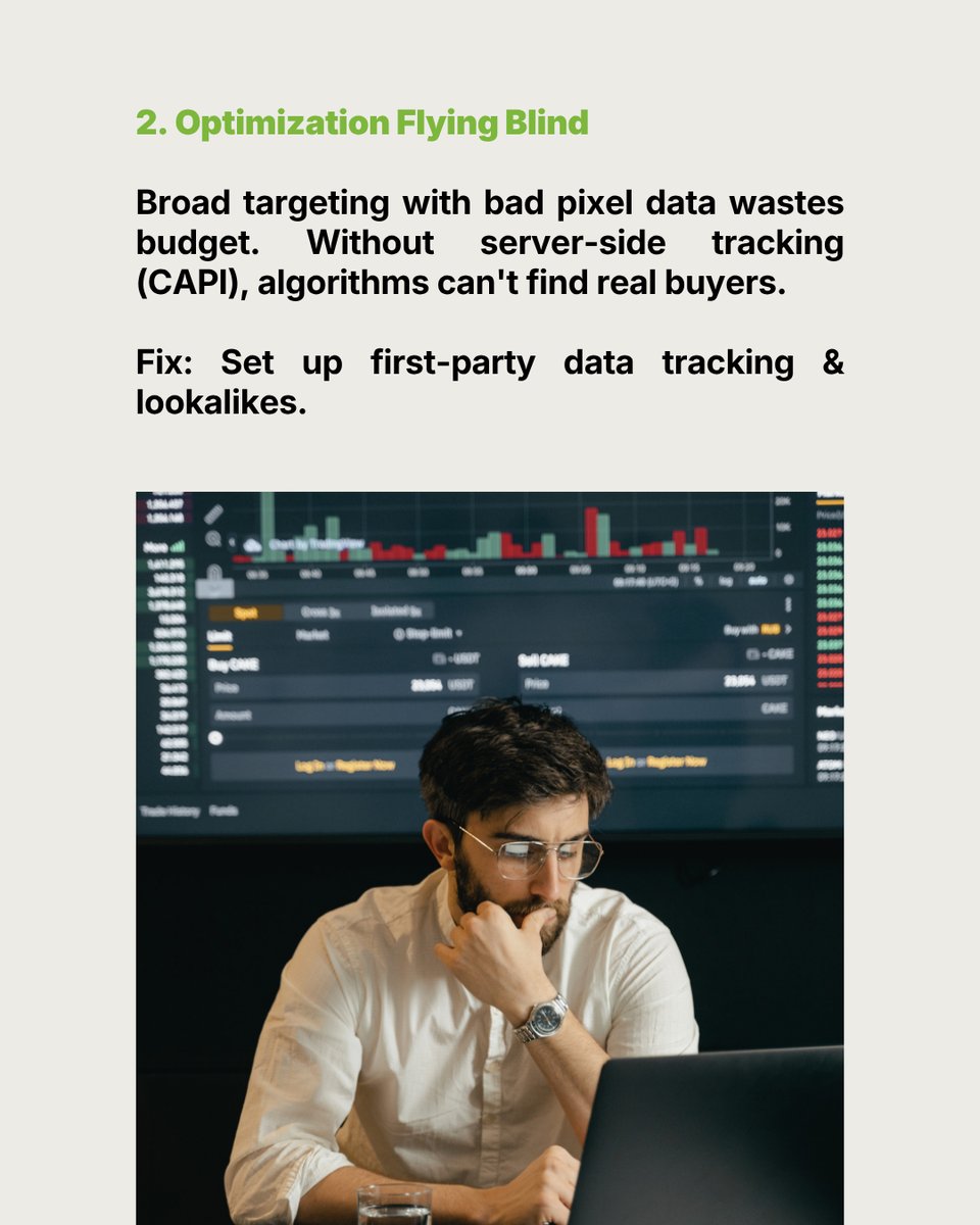 hipervinculo_ca's tweet photo. Is your ad budget vanishing without results? 💸 

Clicks mean nothing if slow sites, messy data, or missed retargeting block your sales. 🚪❌ Discover 3 budget killers + solutions! 

Swipe now! 📲 Comment "AUDIT" or DM for a FREE consultation! https://t.co/y2vZVYOnxs