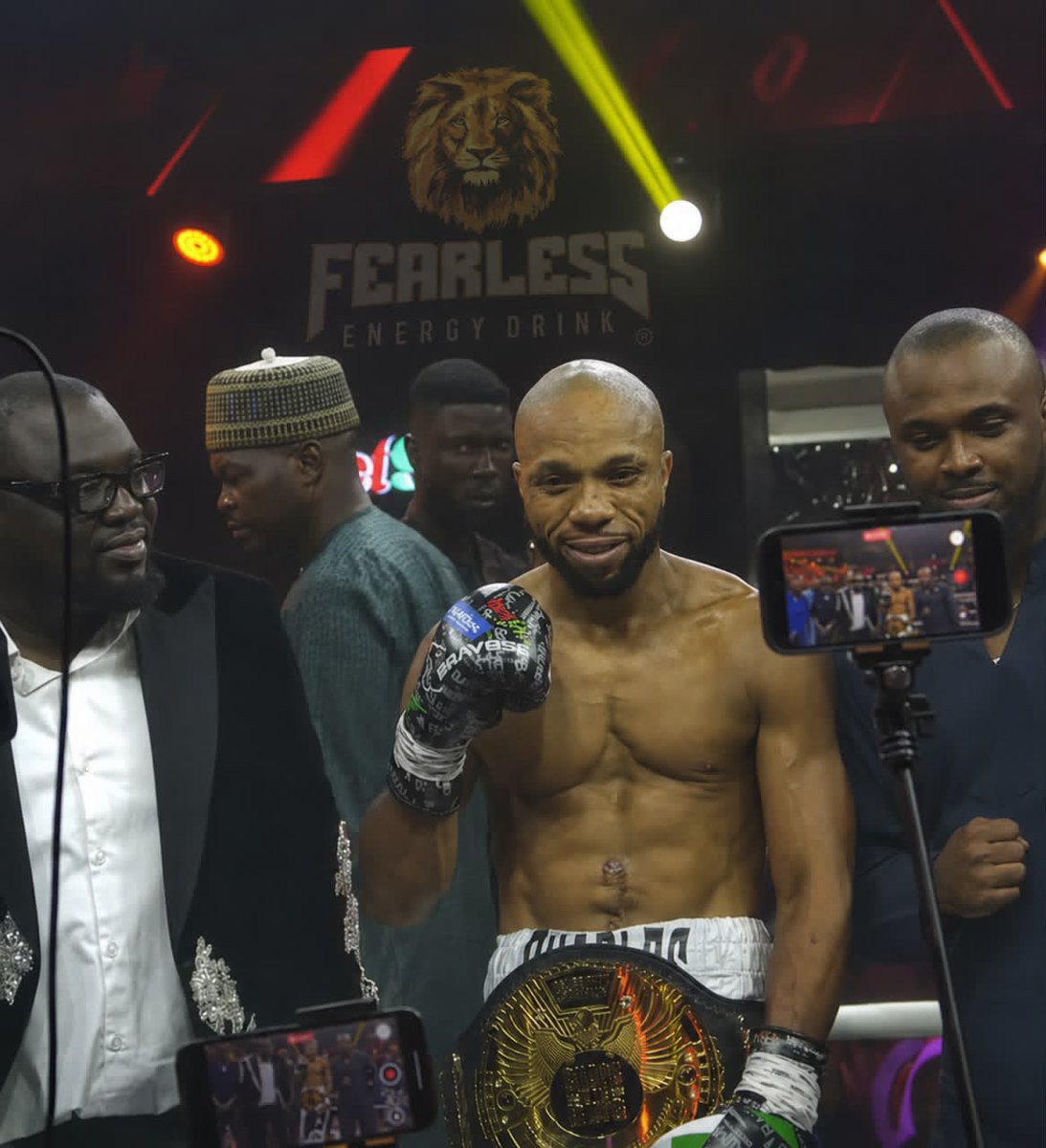 twitmeabbey's tweet photo. Okocha Stood Fearless And Reclaims Bragging Rights At Thrilling Chaos in The Ring 
https://t.co/INoQBDij43 https://t.co/OBDhqXU2qM