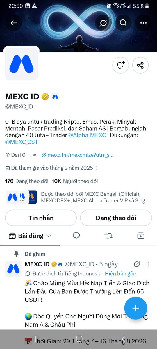 lntvan1999's tweet photo. @MEXC_ID @MEXC UID: 30140742

#MEXC https://t.co/CqnEFOIIGC