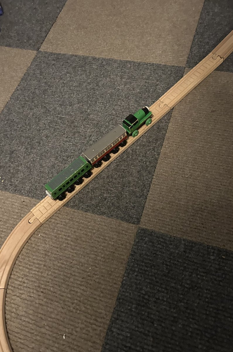 ThePowersThatBe's tweet photo. My granddaughter isn’t even two yet and she’s already constructed more railway than Gavin Newsom. https://t.co/tSY4iA8zA4