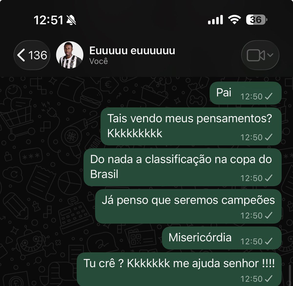 _hugomendes13's tweet photo. Fiz um grupo pra conversar com Deus no WhatsApp! https://t.co/YypJgq6IxU