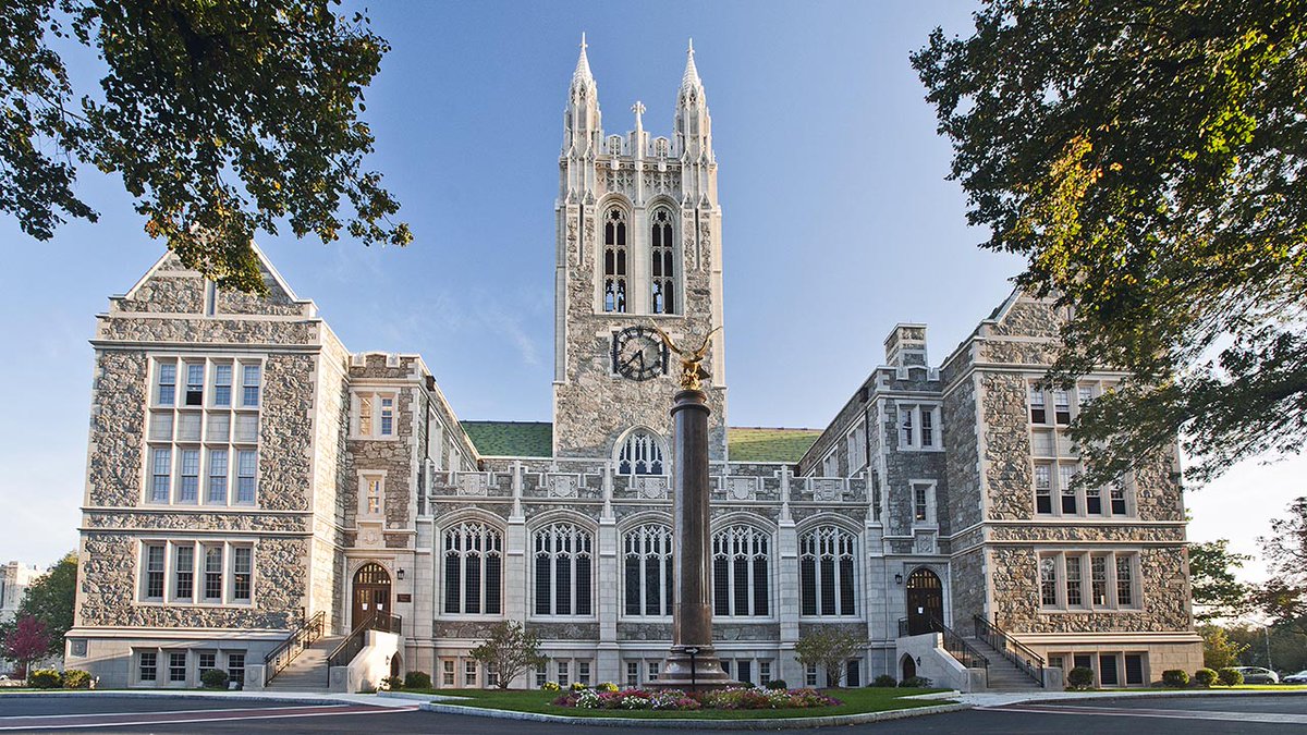 BostonCollege's tweet photo. Boston College is 21st on LinkedIn’s 2026 ranking of the nation's 50 best colleges for long-term career success, up one spot from last year's inaugural survey. https://t.co/KPu8HprtyG https://t.co/ffiWPJ6t7K