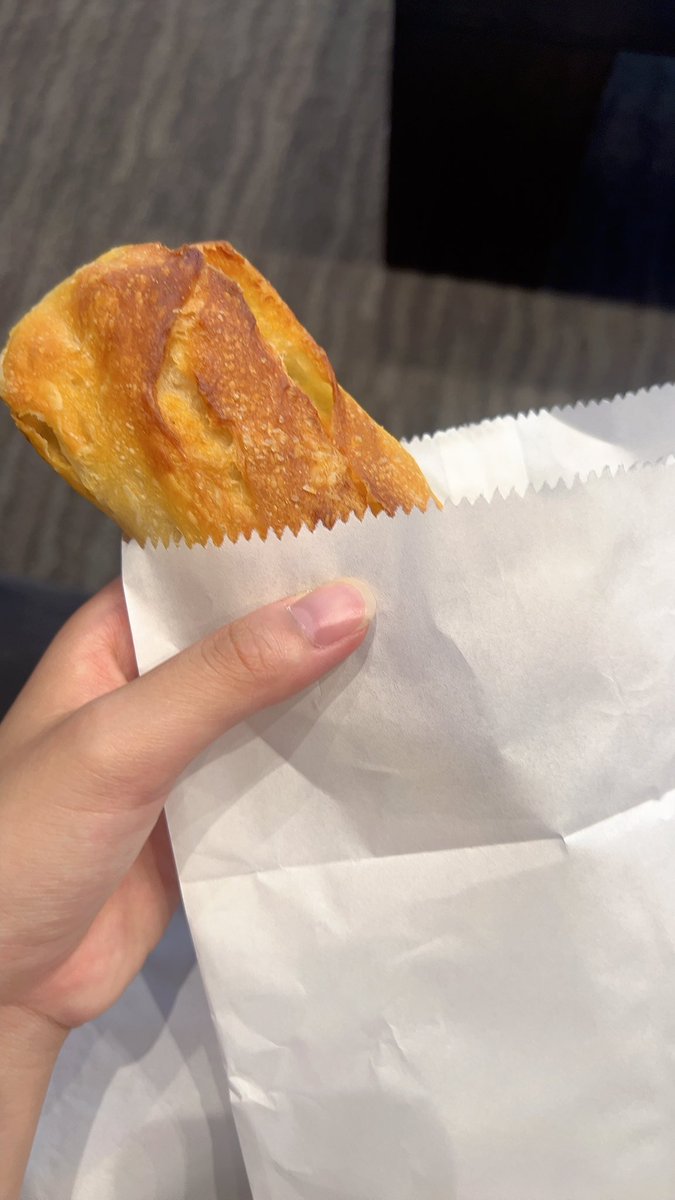 wieee_rin's tweet photo. なんかまだ課題1個残ってて1200字書かなきゃいけないの終わった♪̆̈
完全に夏休み入ったからいいパン屋さんの塩パンたべた🥖
おやすみ🌙 https://t.co/9VNfahjbJh