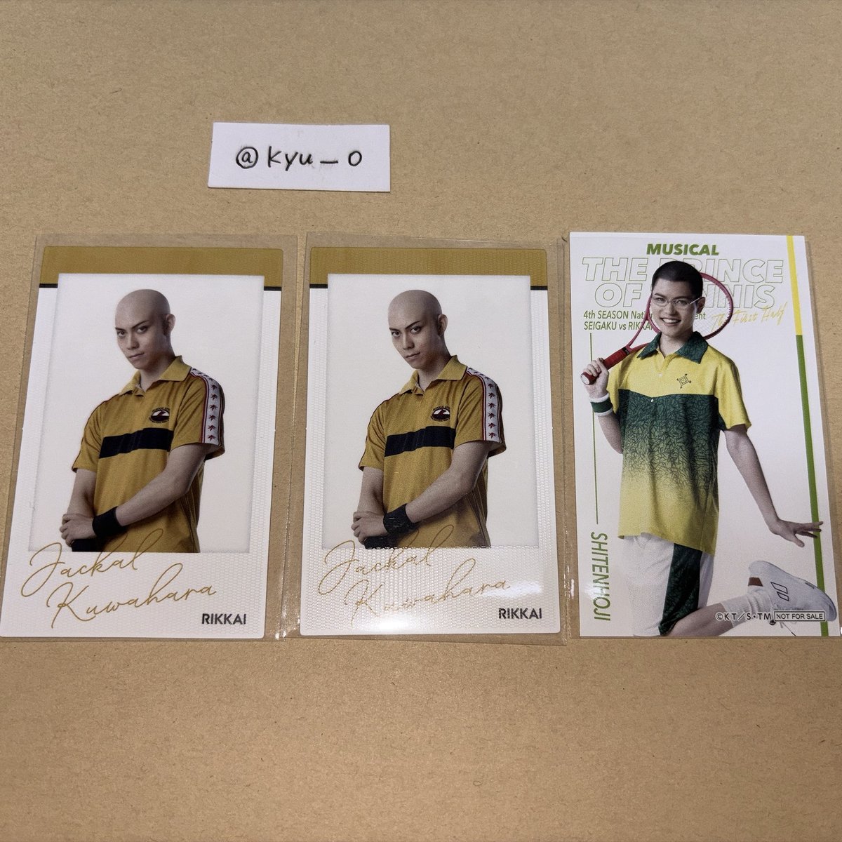 kyu______0's tweet photo. 【交換譲渡】 テニミュ 立海 全立 レンチキュラーカード ランブロ ポラショ

譲：
ランブロ ○手塚2、○柳、クラウザー、☆跡部、☆謙也

カード 桃城、トリオ、○真田、☆謙也、小春

ポラショ ジャッカル

求：定価or両種切原

☆譲渡の場合無印まとめて
凱旋手渡し又は郵送でのお取引可能です https://t.co/FJ32iluXGc