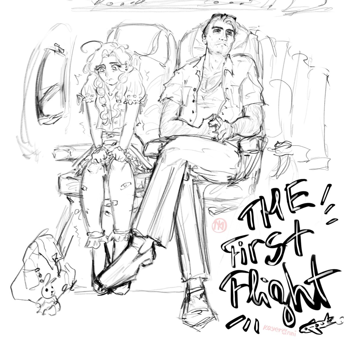 kayer_onni's tweet photo. The First Flight ✈️⛅️

{OCs: Jonsey &amp; Val}
1/4 https://t.co/YI5ADOf8Wu