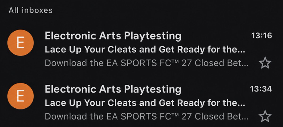 RoberbaggioFUT's tweet photo. Looking for an FC 27 Beta Code without paying crazy prices?

WE KEEP RECEIVING CODES FOR ALL PLATFORMS

DM me.

Let’s see if I can get you a better deal. 🤝🎮 https://t.co/9FRFDtxDPC