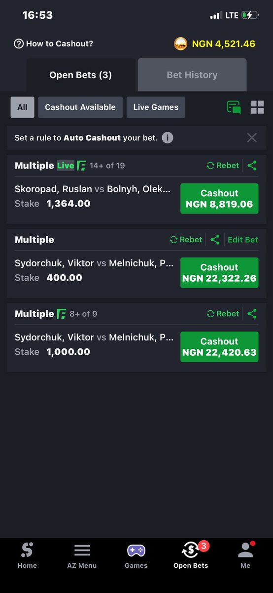 TMoneygp11's tweet photo. @PunterX001 3 cashout bro https://t.co/cESHxHPInz