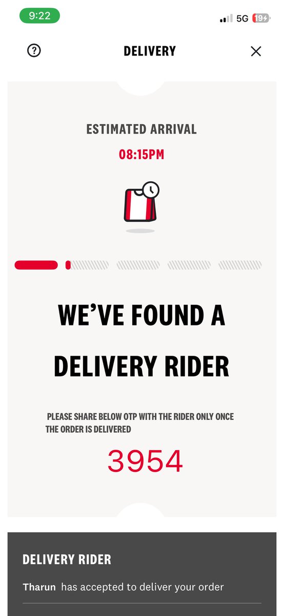 Beast7764's tweet photo. Very disappointed with @KFC_India. I scheduled my prepaid order (Order #6798109000341987) for 8:15 PM, and it’s now 9:23 PM with no delivery. https://t.co/llI0JNnQ2T