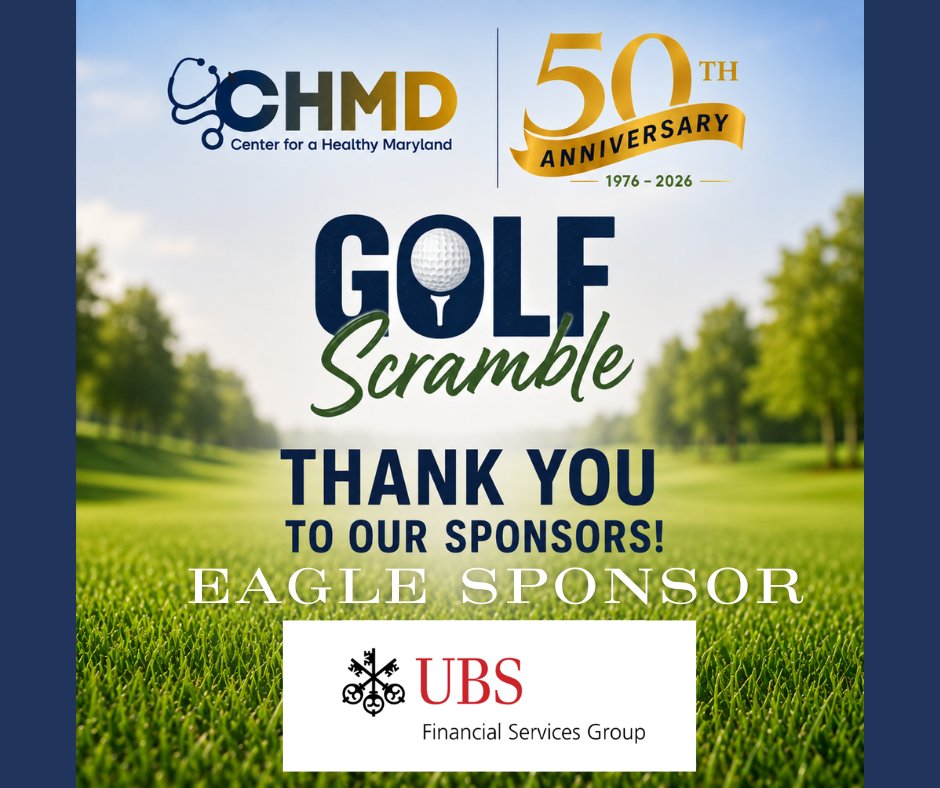 CFHMupdates's tweet photo. 🏌️ A big thank you to UBS Financial Services Group for sponsoring our Annual Charity Golf Scramble! Your partnership helps strengthen our mission to build healthier communities across Maryland.

There's still time to join us on the course! Register today and help make a difference: https://t.co/30Ce349tuR

#BuildingHealthierCommunities #GolfForGood #CommunityImpact #HealthyMaryland